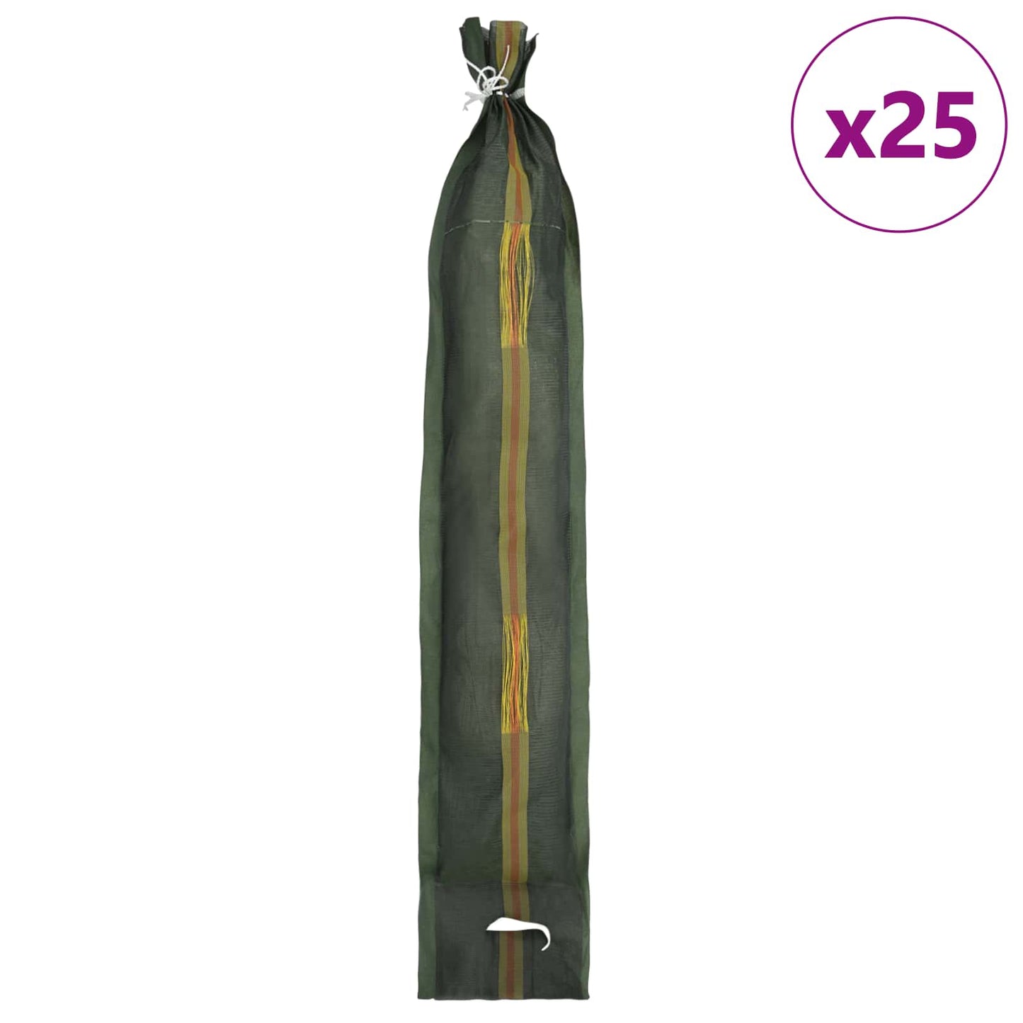 Sacchi di sabbia VidaXL 25 pezzi verdi 120 x 27 cm HDPE