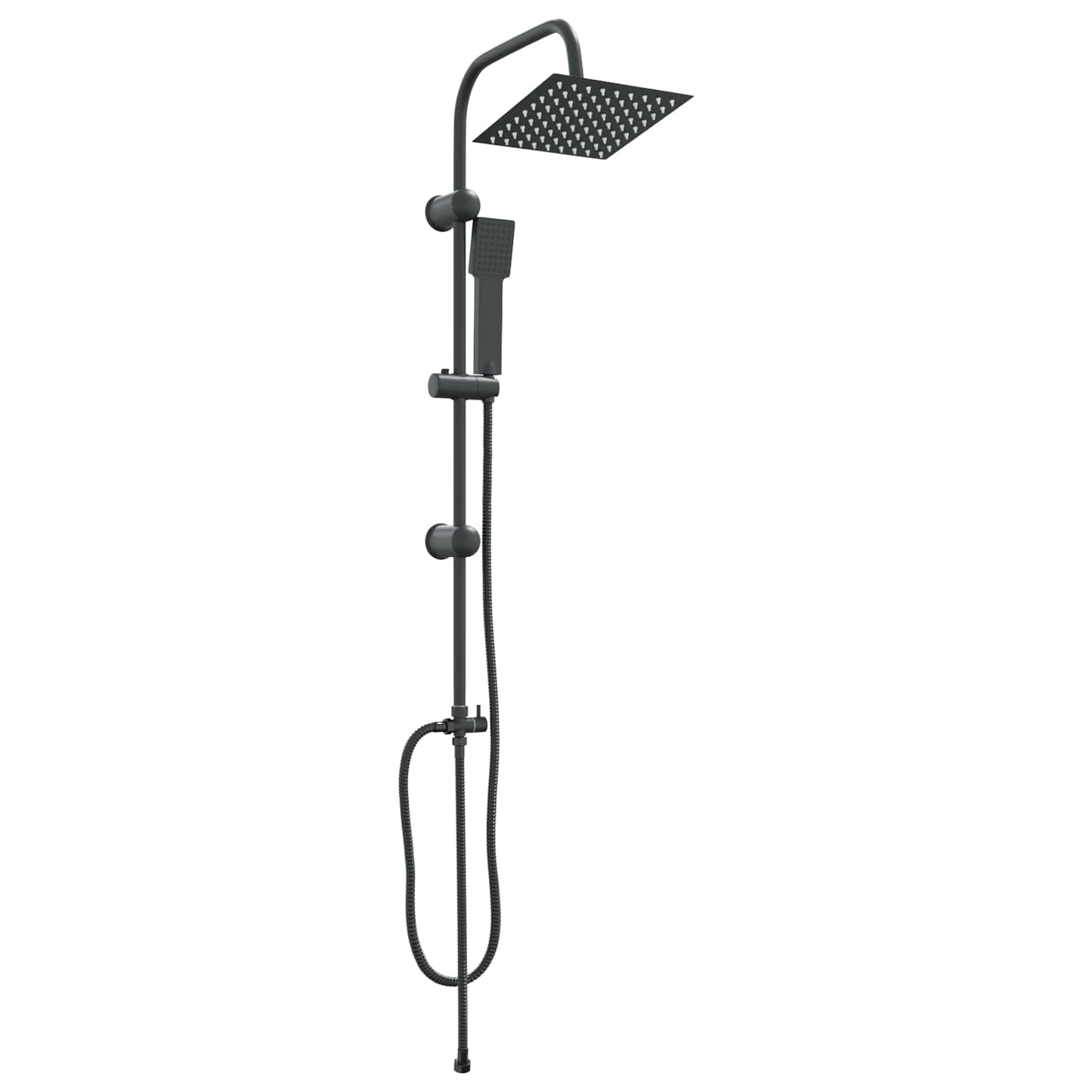 Set doccia Vidaxx nero 47 x 20 x 95 cm in acciaio inossidabile