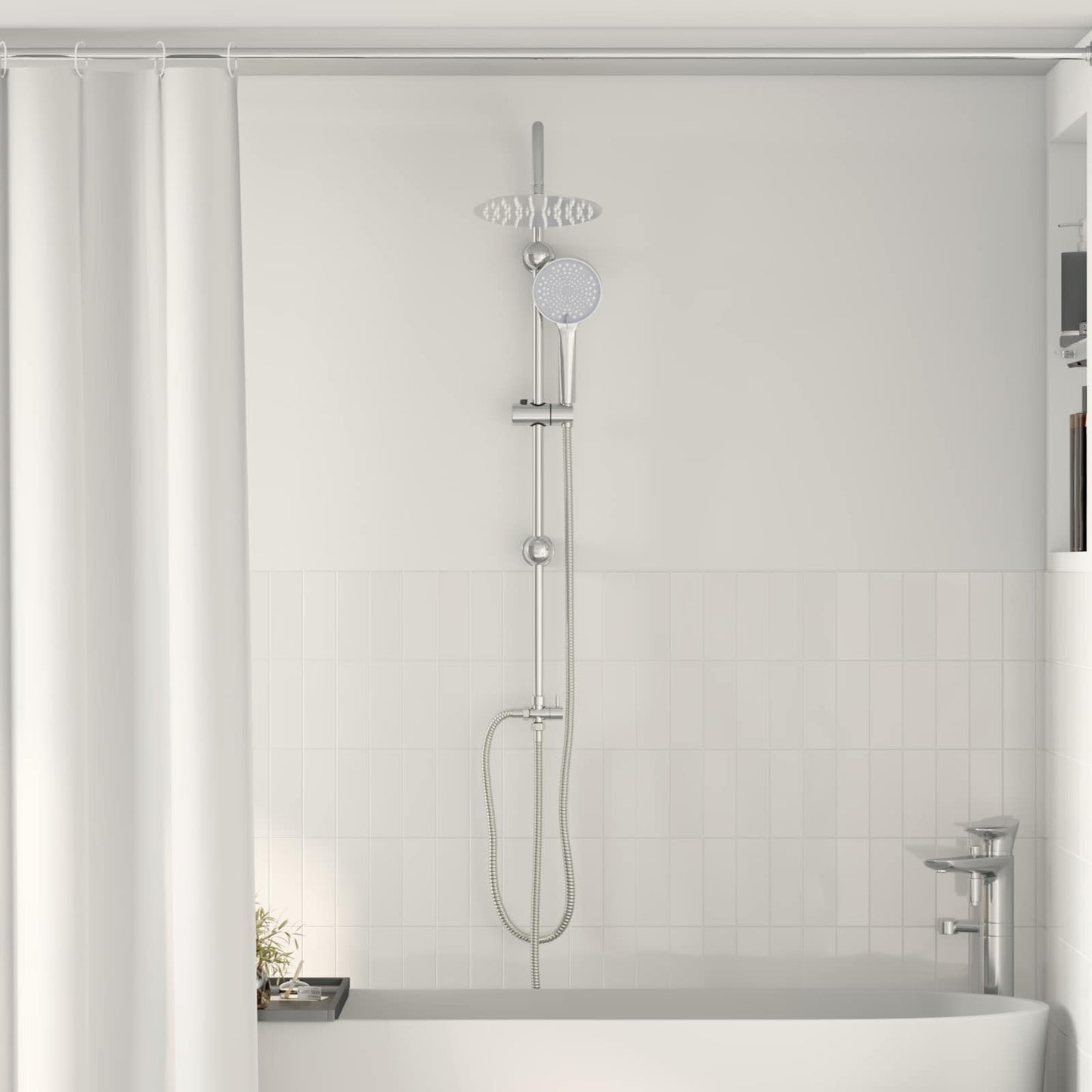 Set doccia Vidaxx argento 47 x 20 x 95 cm in acciaio inossidabile