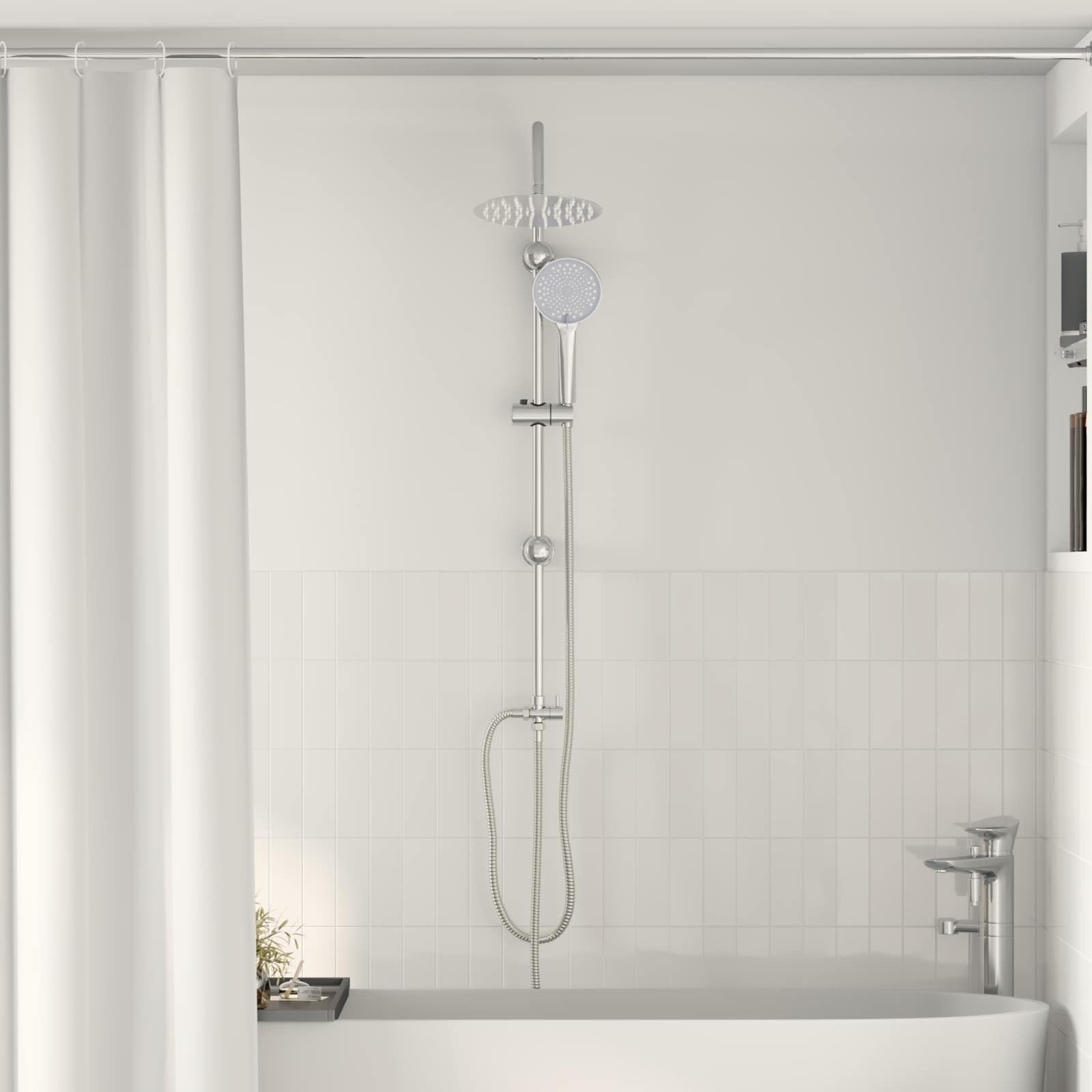 Set doccia Vidaxx argento 47 x 20 x 95 cm in acciaio inossidabile