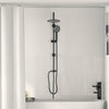 Vidaxx conjunto de ducha negro 47 x 20 x 95 cm acero inoxidable
