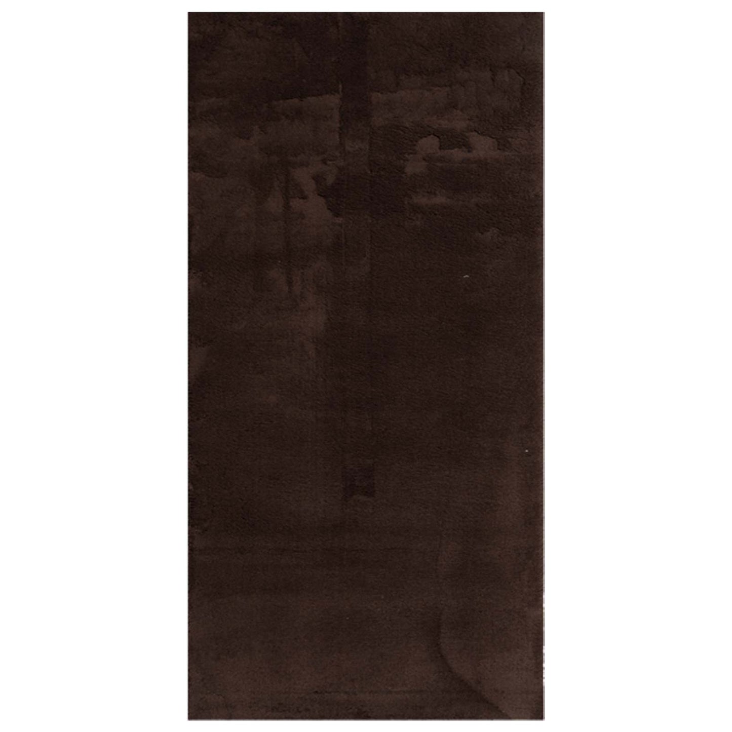 Vidaxl vloerkleden rechthoekig huarte bruin 200 x 100 cm polyester