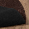 Vidaxl vloerkleden rond huarte bruin ø 160 cm polyester