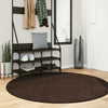 Vidaxl vloerkleden rond huarte bruin ø 160 cm polyester