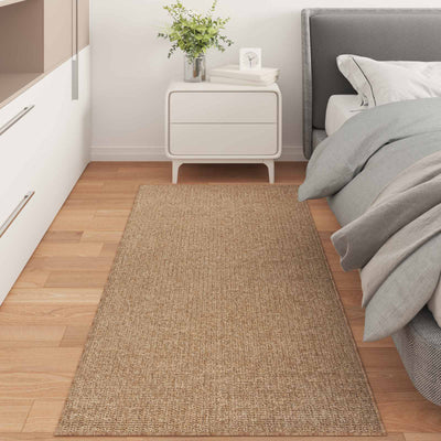 Vidaxx alfombras rectangulares huarte natural 200 x 80 cm poliéster