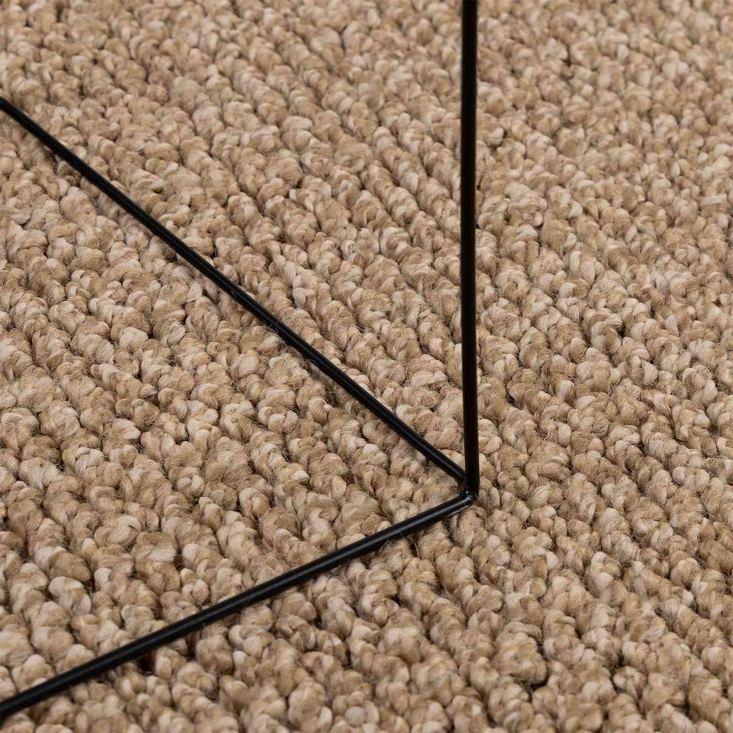 Vidaxl vloerkleden rond huarte naturel ø 120 cm polyester