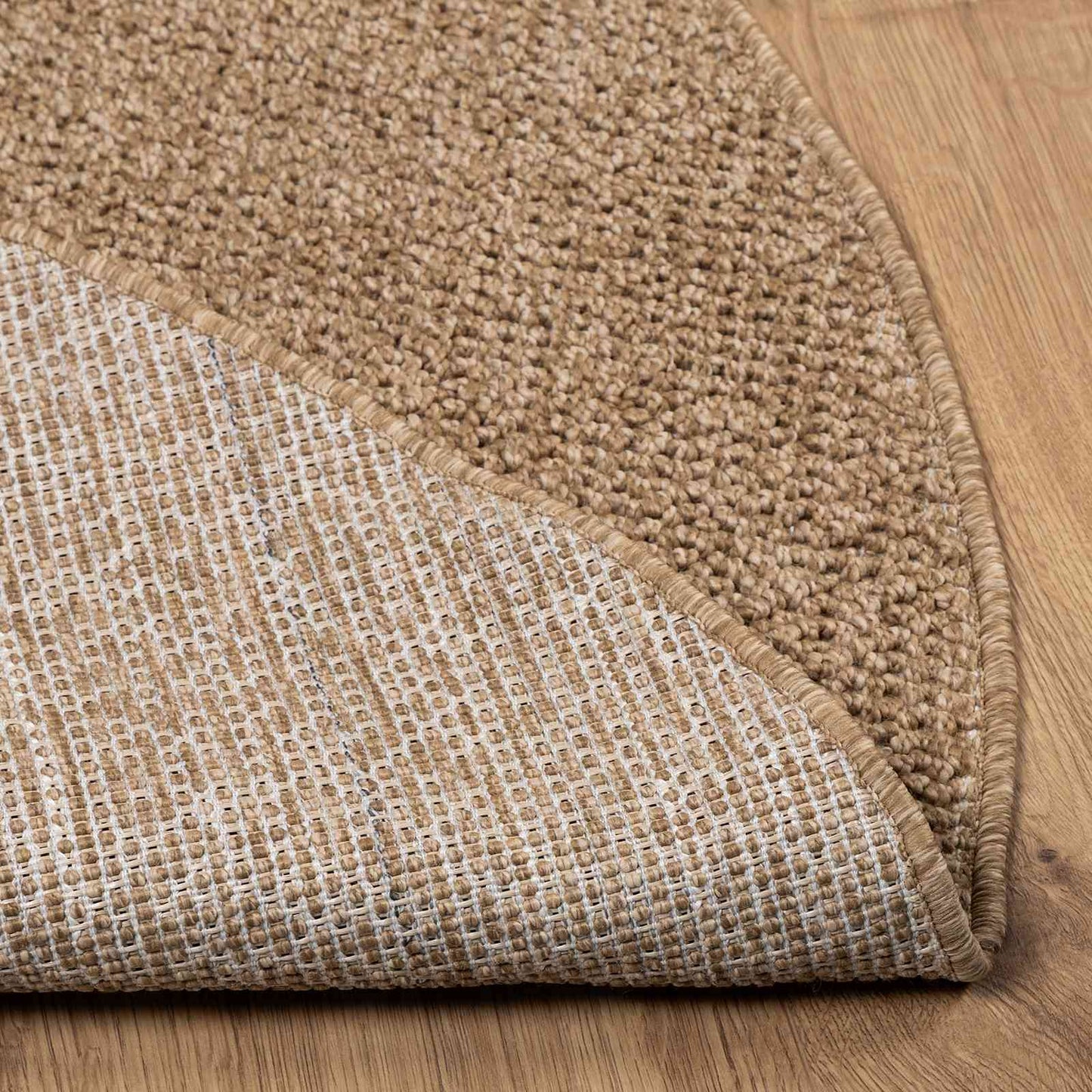 Vidaxl vloerkleden rond huarte naturel ø 200 cm polyester