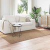 Vidaxl vloerkleden moiré huarte naturel 200 x 140 cm polyester