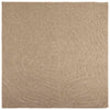 Vidaxl vloerkleden moiré vierkant huarte naturel 120 x 120 cm