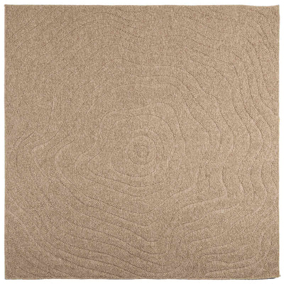 Vidaxx alfombras muaré cuadrado huarte natural 240 x 240 cm