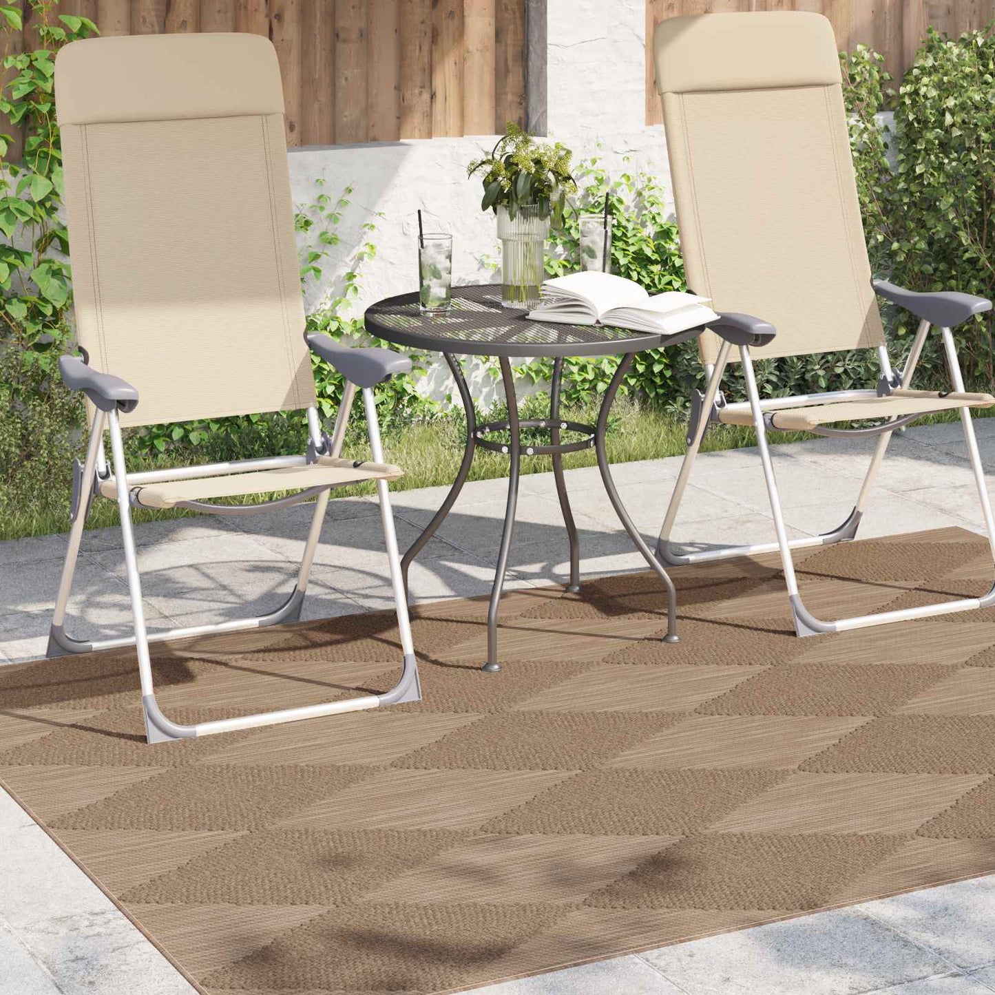 Vidaxl vloerkleden rechthoekig huarte naturel 170 x 120 cm polyester