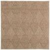Vidaxl vloerkleden vierkant huarte naturel 200 x 200 cm polyester