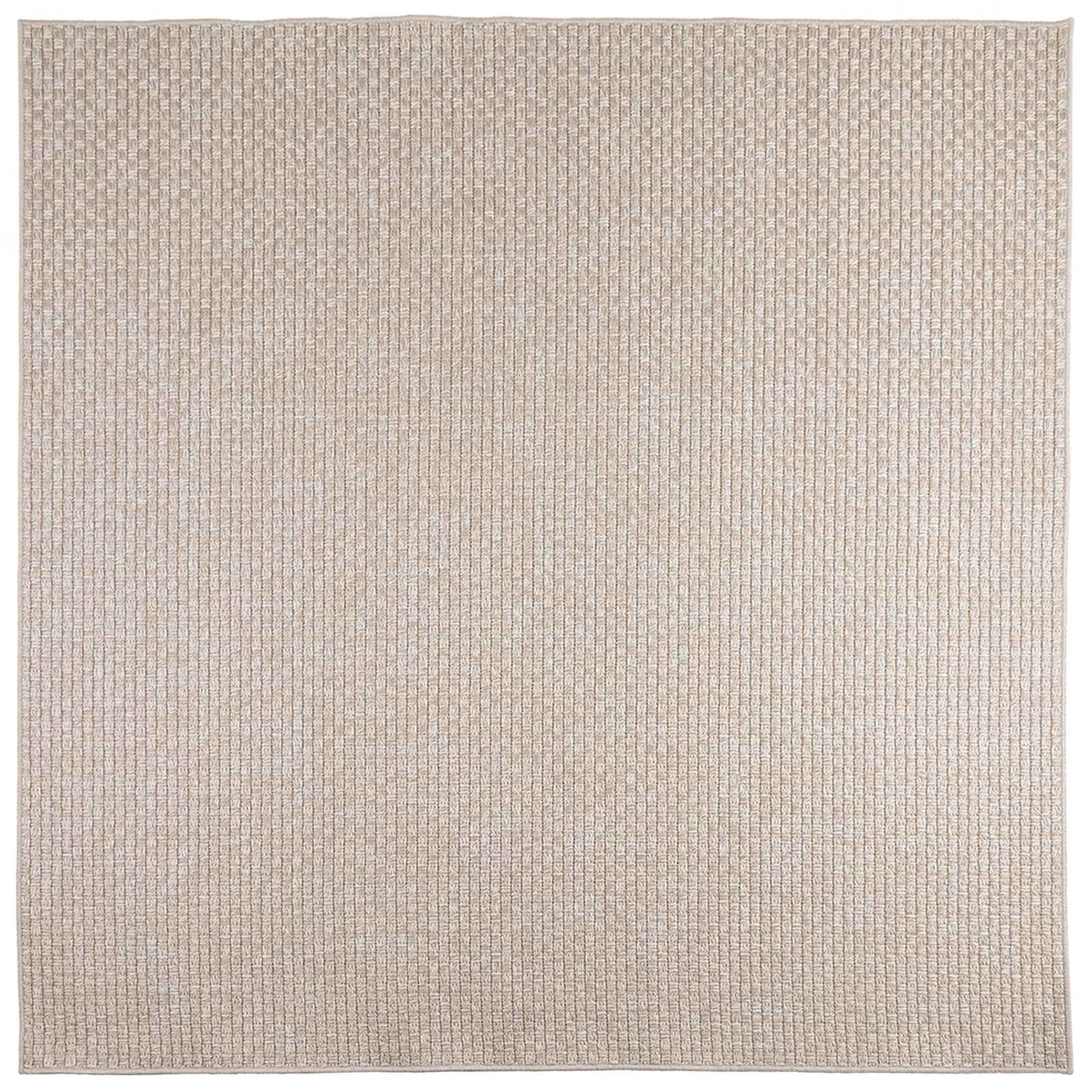 Vidaxl vloerkleden vierkant huarte crème 120 x 120 cm polyester