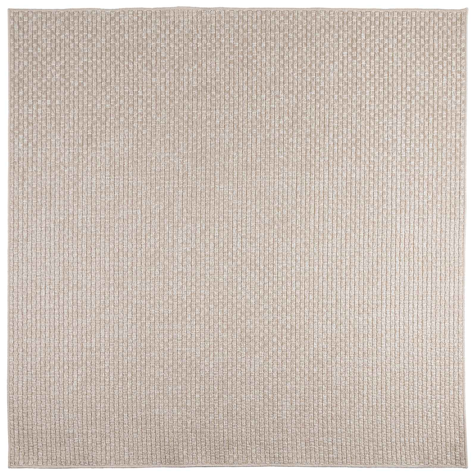 Vidaxl vloerkleden vierkant huarte crème 200 x 200 cm polyester