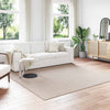 Vidaxl vloerkleden vierkant huarte crème 240 x 240 cm polyester