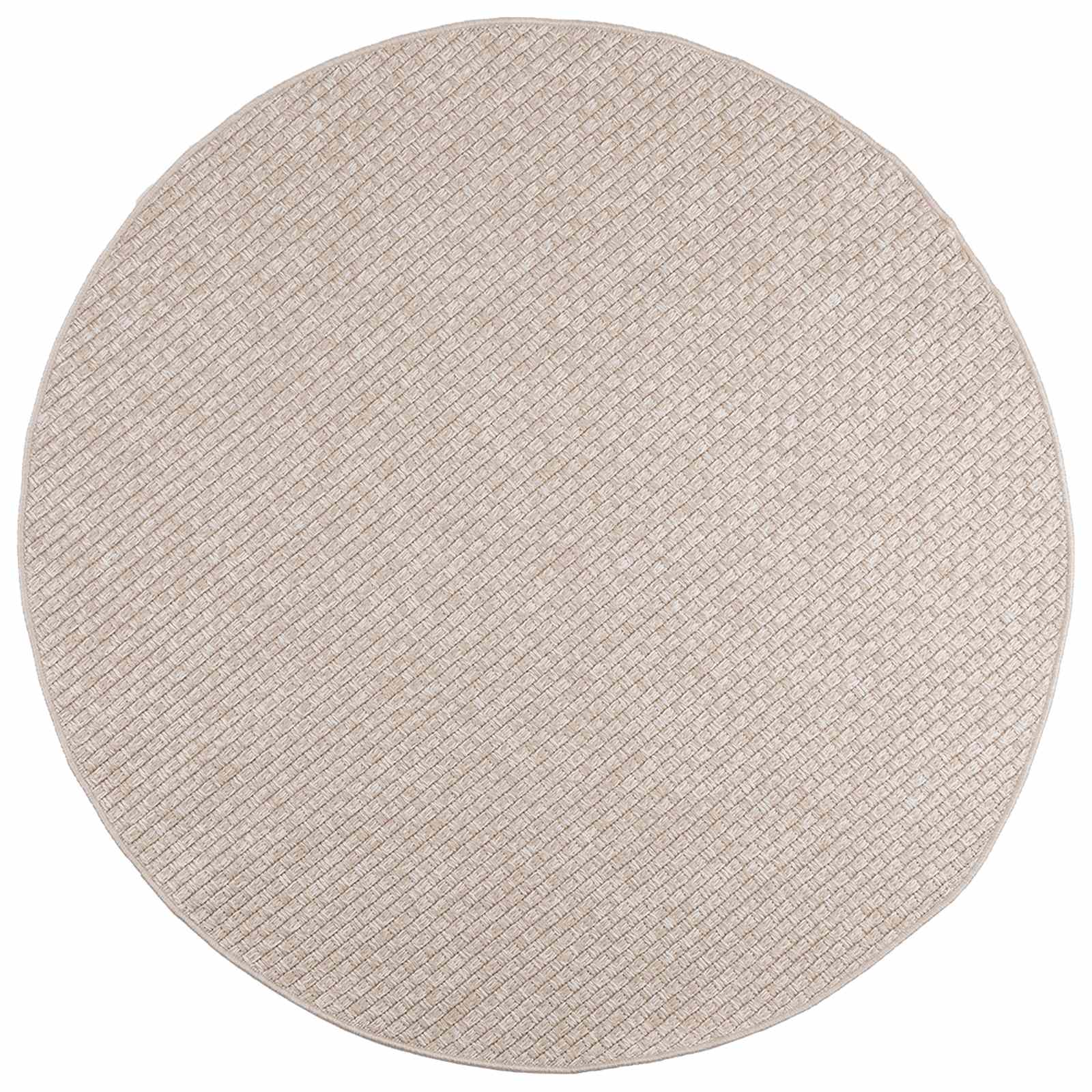 Vidaxl vloerkleden rond huarte crème ø 160 cm polyester