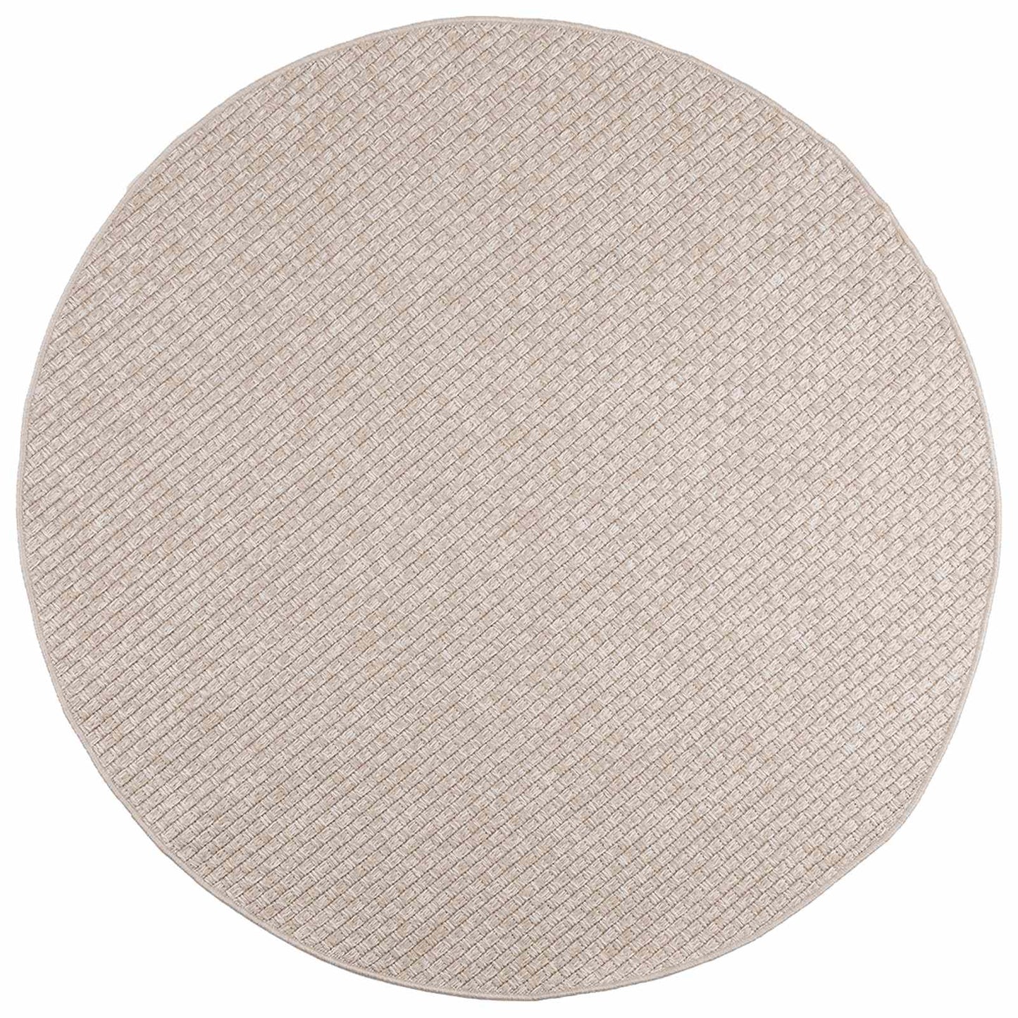 Vidaxl vloerkleden rond huarte crème ø 200 cm polyester