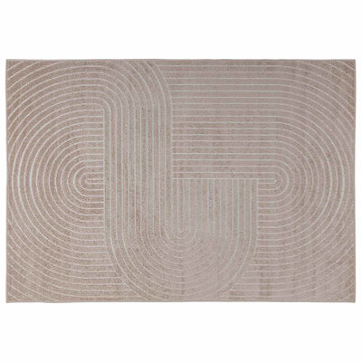 VidaXL alfombras rectangulares huarte beige 200 x 140 cm poliéster