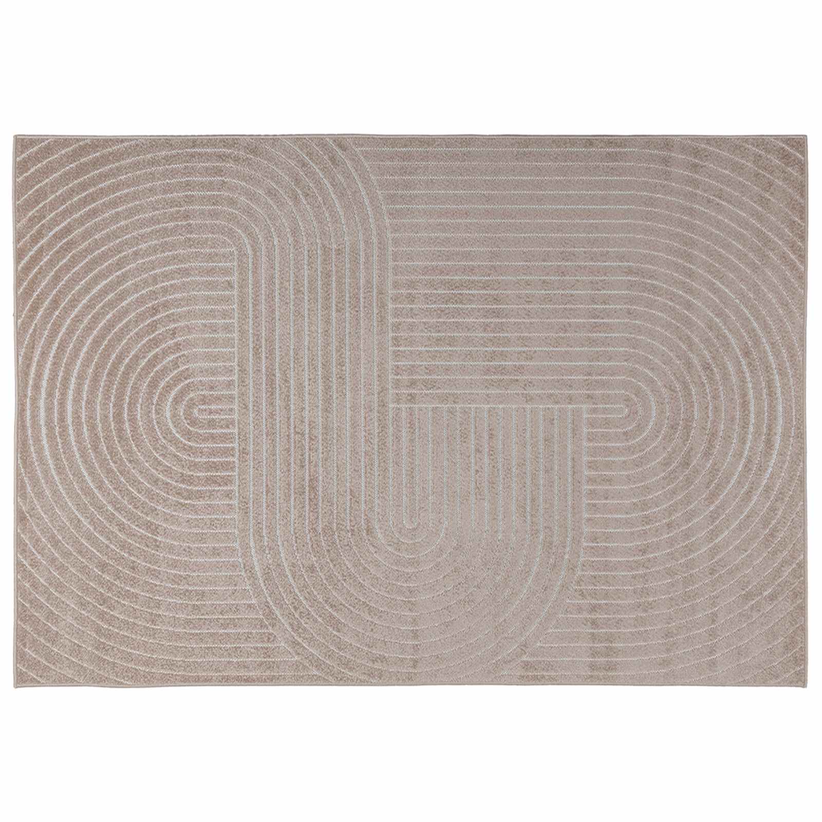 Vidaxl vloerkleden rechthoekig huarte beige 230 x 160 cm polyester