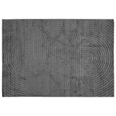 Vidaxl vloerkleden rechthoekig huarte antraciet 230 x 160 cm polyester
