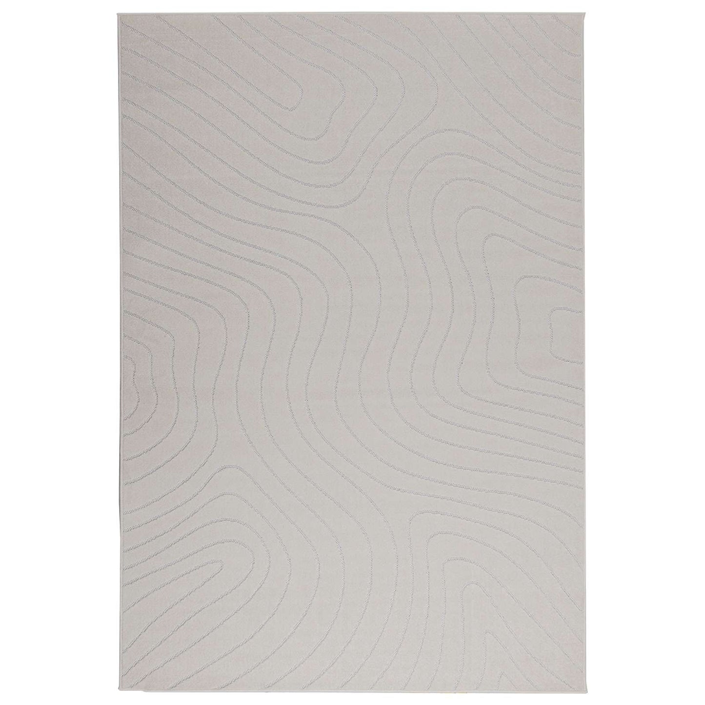 Vidaxl vloerkleden rechthoekig huarte crème 170 x 120 cm polyester