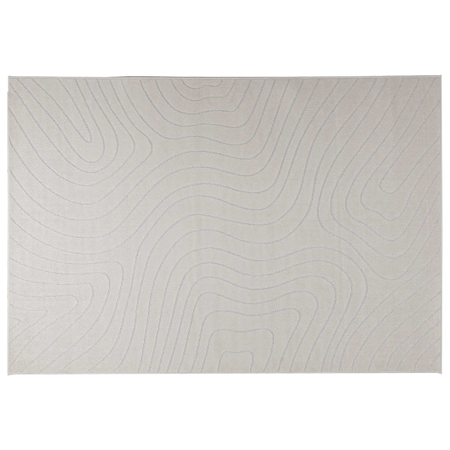 Vidaxl vloerkleden rechthoekig huarte crème 230 x 160 cm polyester
