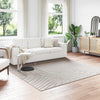 Vidaxl vloerkleden vierkant huarte crème 240 x 240 cm polyester