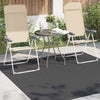 Vidaxl vloerkleden vierkant huarte antraciet 120 x 120 cm polyester