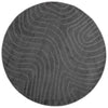 Vidaxl vloerkleden rond huarte antraciet ø 200 cm polyester