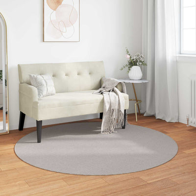 VidaXL tappeti rotondi huarte crema ø 200 cm poliestere