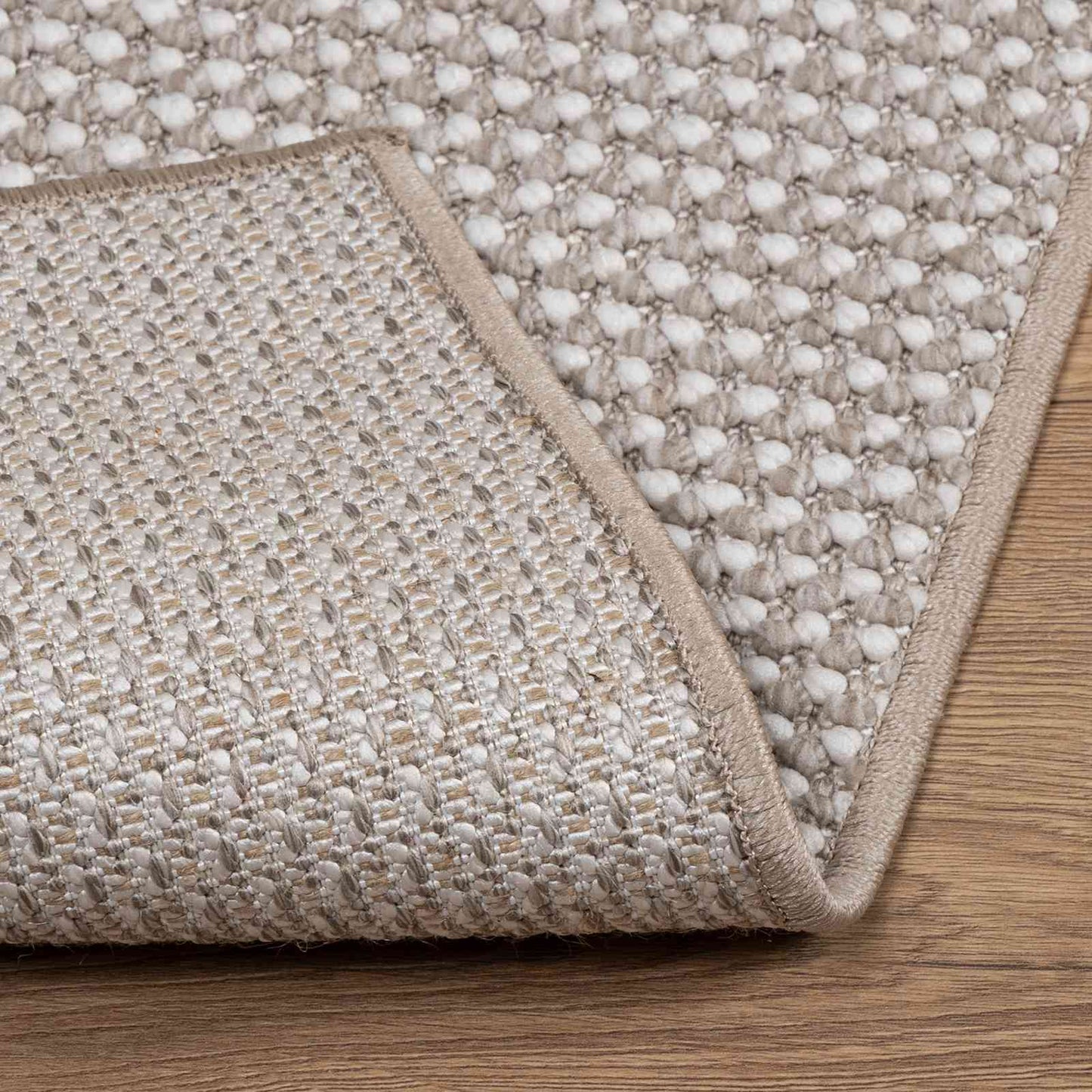 Vidaxl vloerkleden huarte crème en taupe 200 x 80 cm polyester
