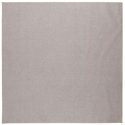 Vidaxl vloerkleden huarte crème en taupe 240 x 240 cm polyester