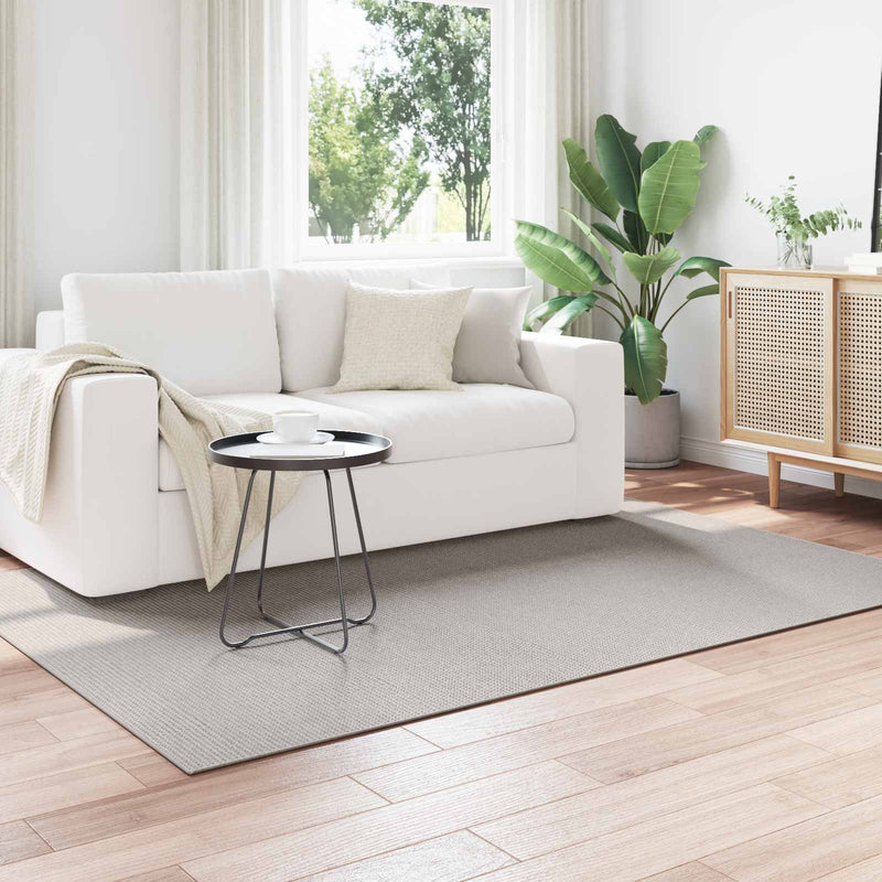 Vidaxl vloerkleden huarte crème en grijs 230 x 160 cm polyester