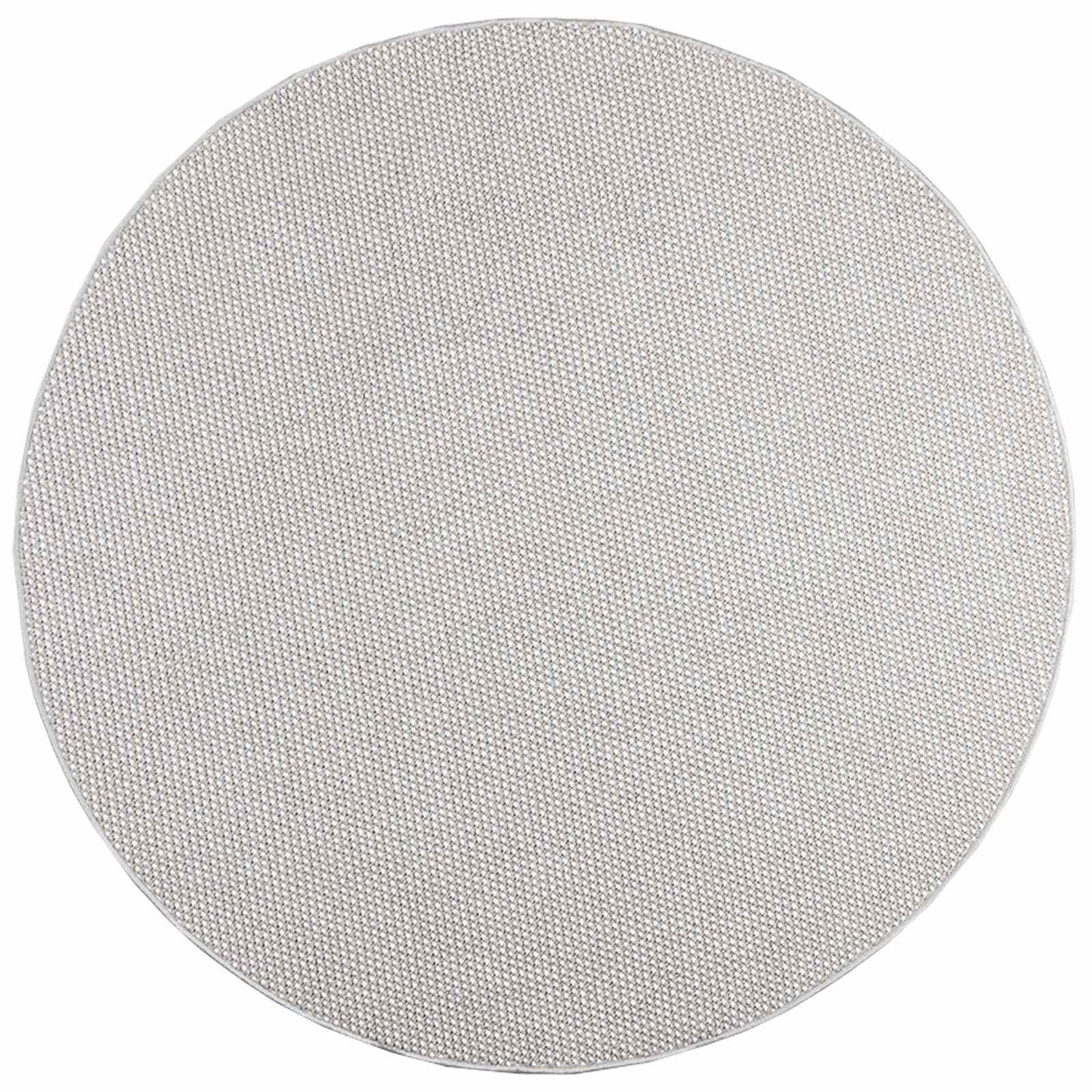 Vidaxl vloerkleden rond huarte crème en grijs ø 200 cm polyester