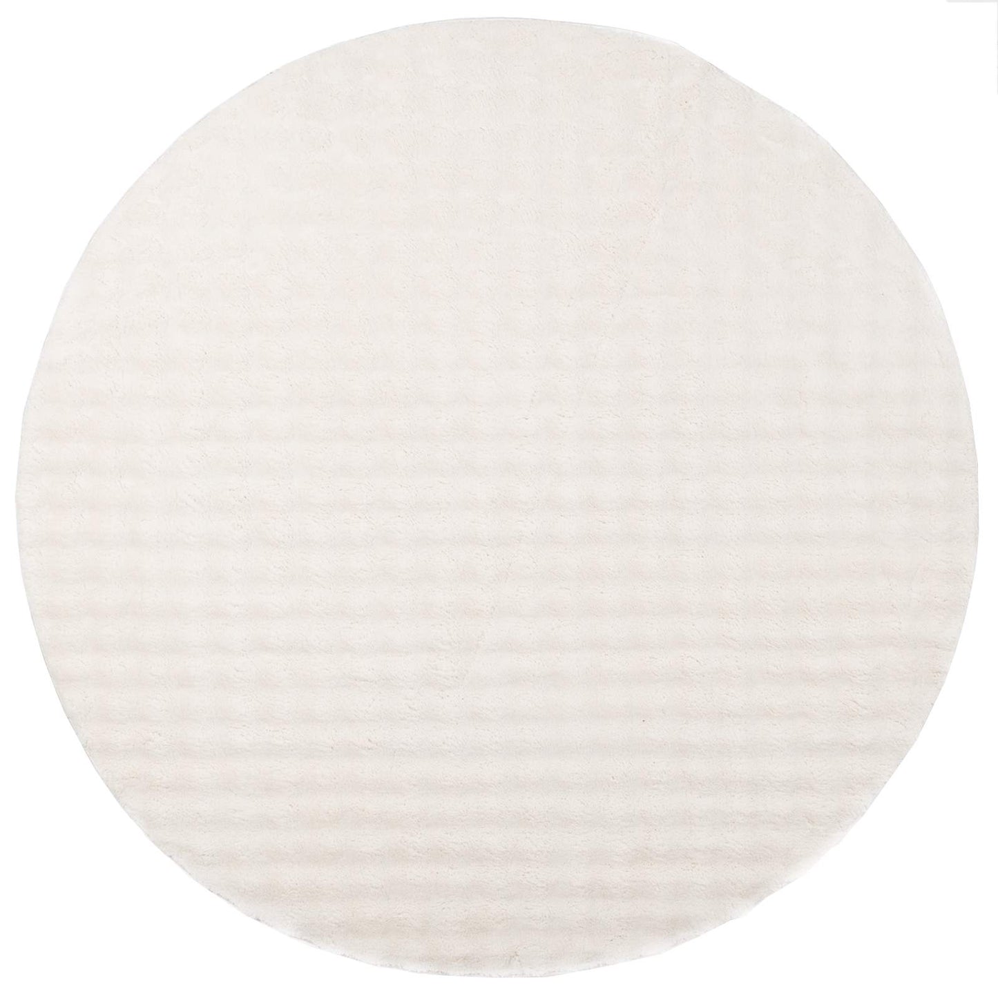 Vidaxl vloerkleden rond huarte crème ø 160 cm polyester