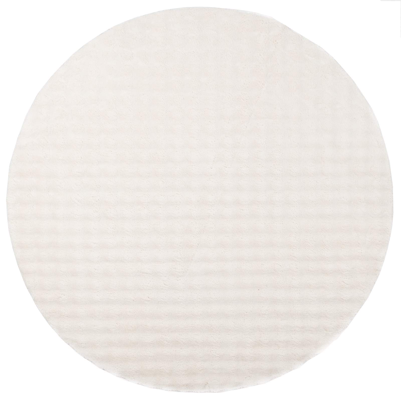 Vidaxl vloerkleden rond huarte crème ø 160 cm polyester