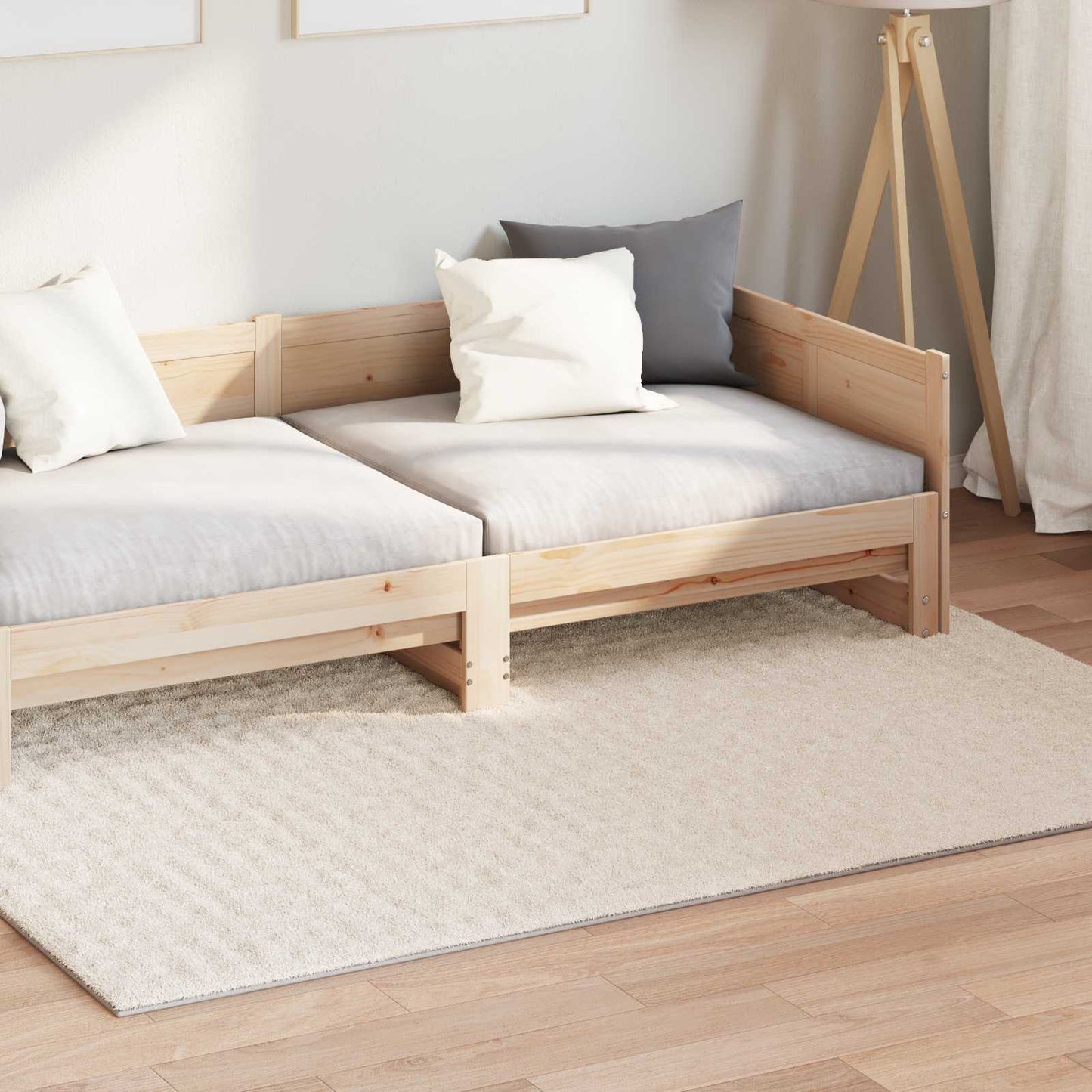 Vidaxl vloerkleden rechthoekig huarte beige 230 x 160 cm polyester