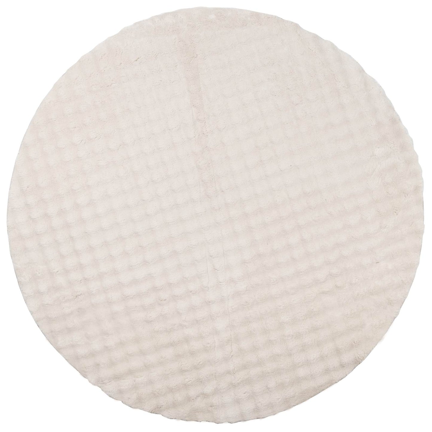 Vidaxl vloerkleden rond huarte beige ø 160 cm polyester