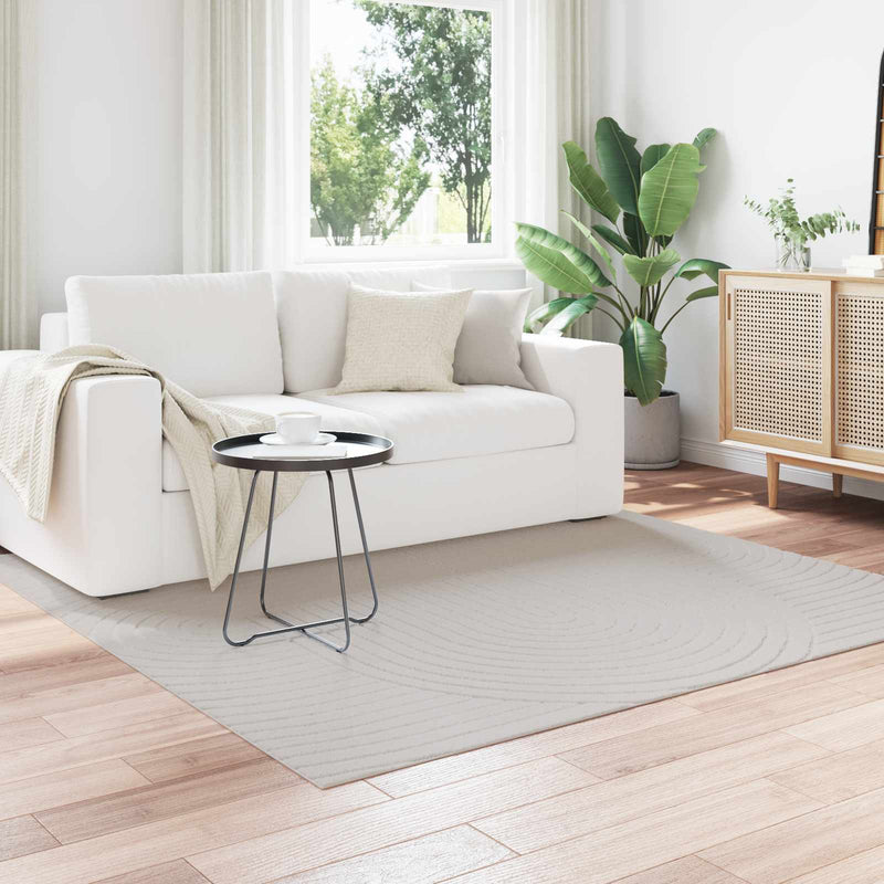 Vidaxl vloerkleden rechthoekig huarte zand 340 x 240 cm polyester