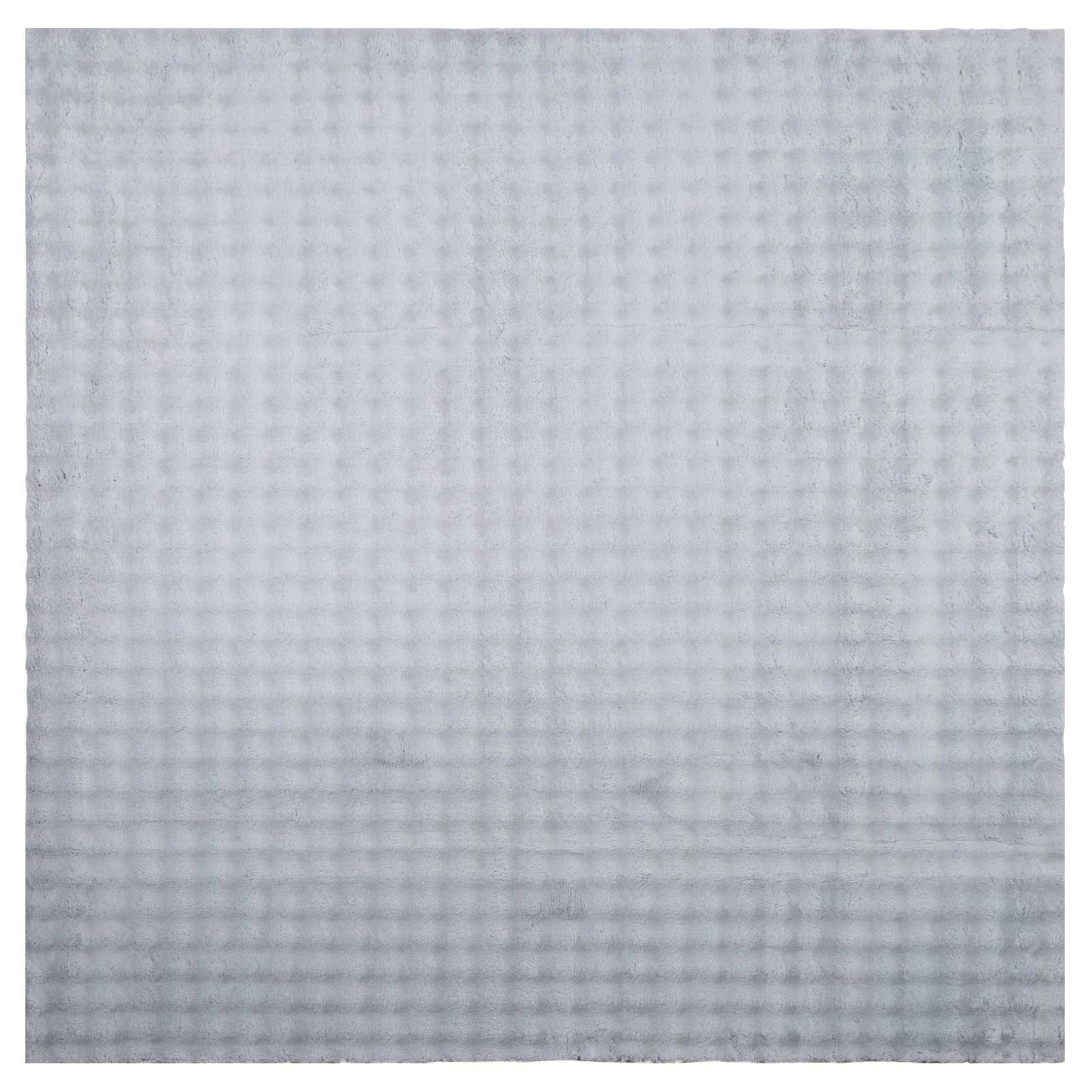 Vidaxl vloerkleden vierkant huarte grijs 120 x 120 cm polyester