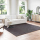 Vidaxl vloerkleden vierkant huarte antraciet 240 x 240 cm polyester