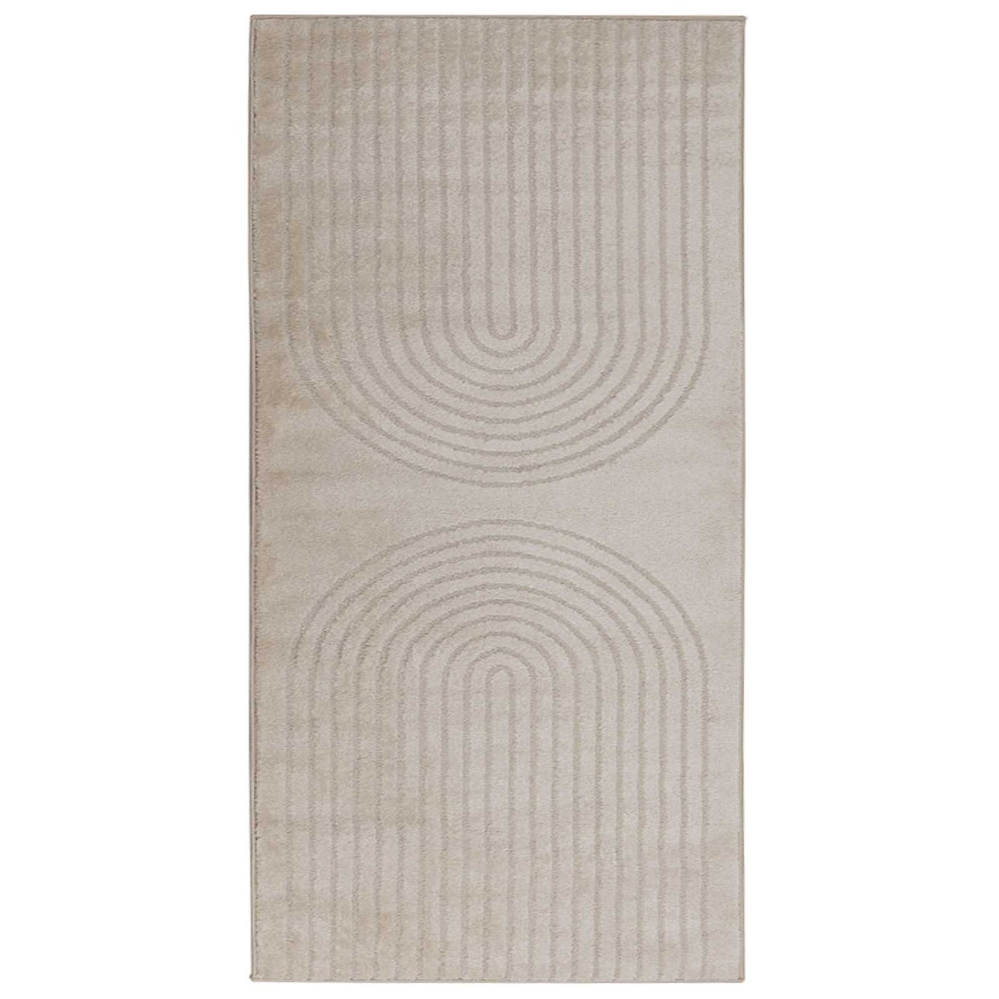 Vidaxl vloerkleden rechthoekig huarte beige 150 x 80 cm polyester