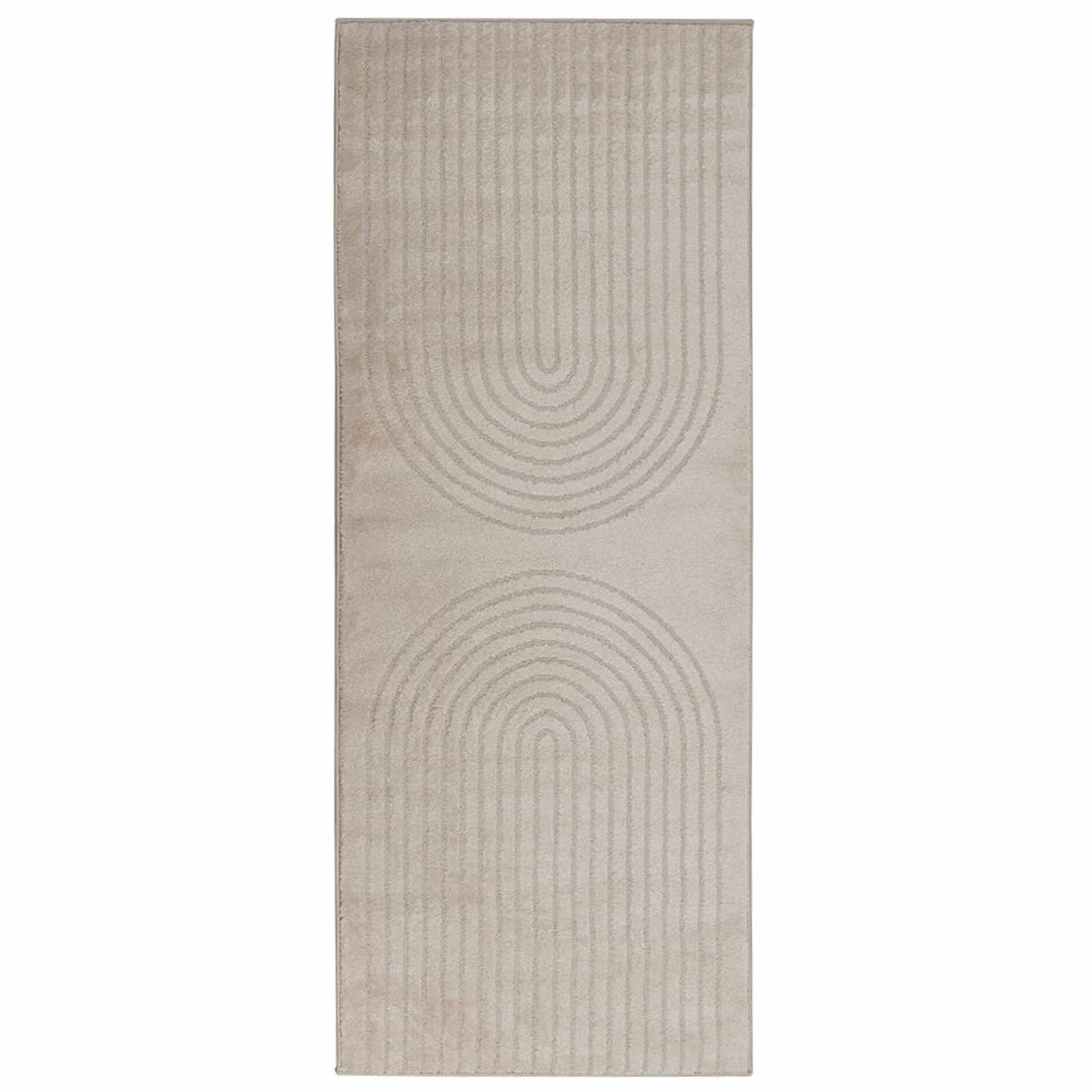 Vidaxl vloerkleden rechthoekig huarte beige 200 x 80 cm polyester