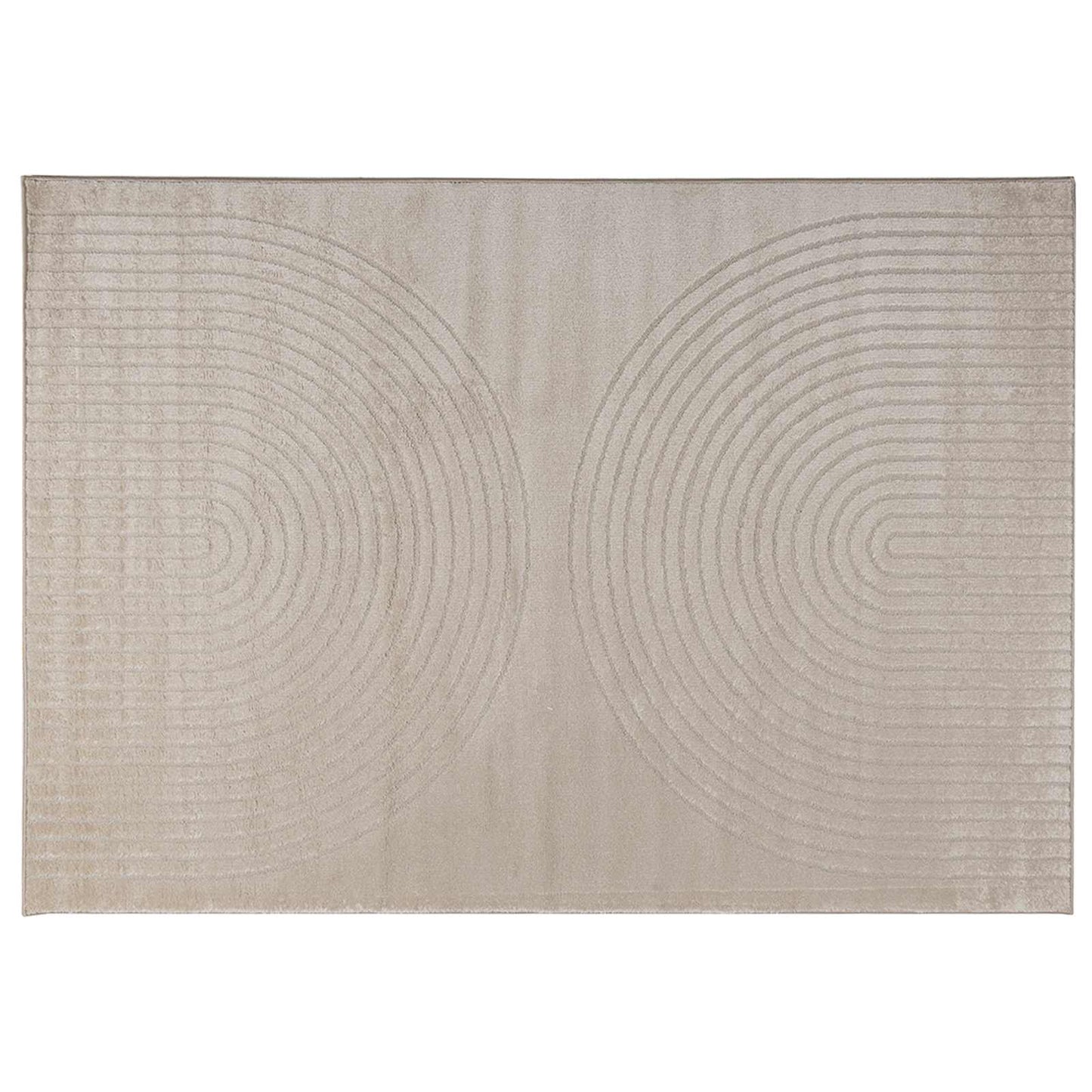 Vidaxl vloerkleden rechthoekig huarte beige 170 x 120 cm polyester
