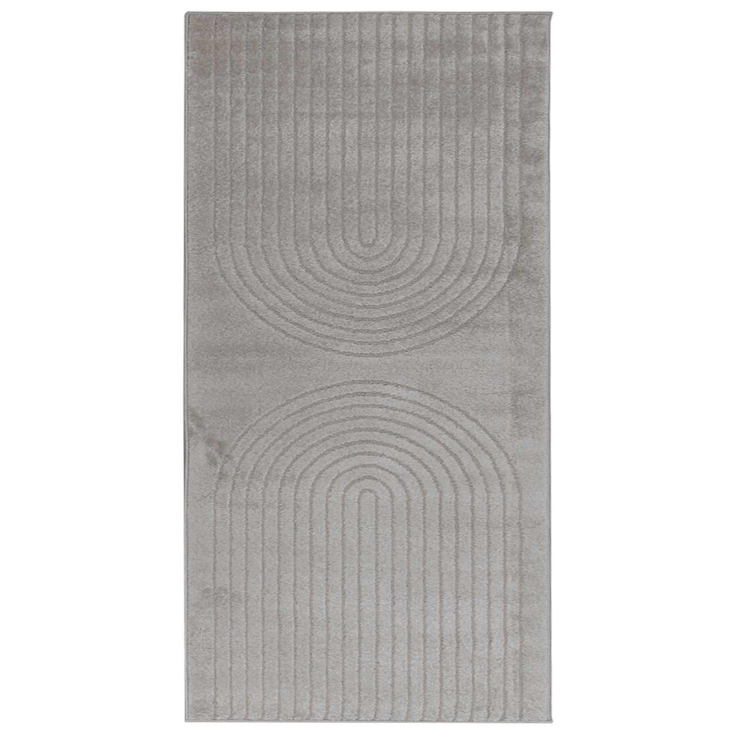 Vidaxl vloerkleden rechthoekig huarte grijs 150 x 80 cm polyester