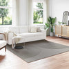 Vidaxl vloerkleden vierkant huarte grijs 240 x 240 cm polyester