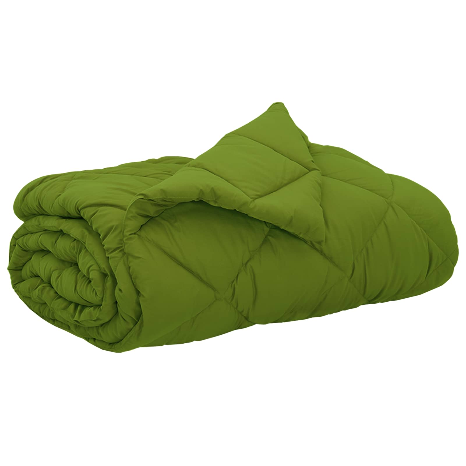 Vidaxl zomer dekbed groen 220 x 200 cm microfiber