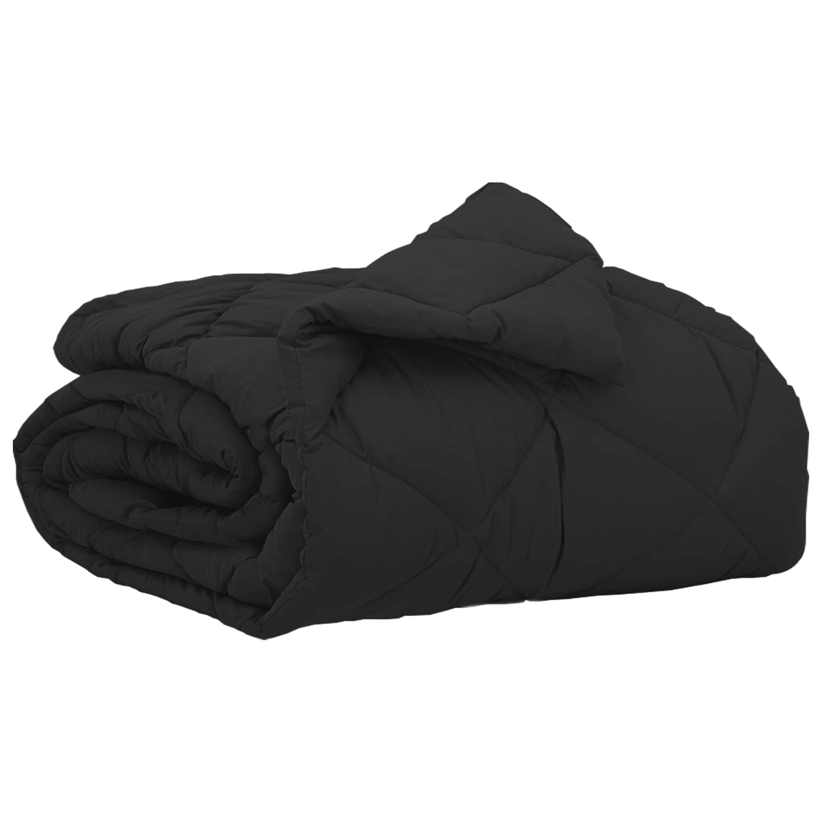 Vidaxl zomer dekbed zwart 200 x 155 cm microfiber