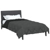 Vidaxl zomer dekbed zwart en anthraciet 200 x 135 cm microfiber