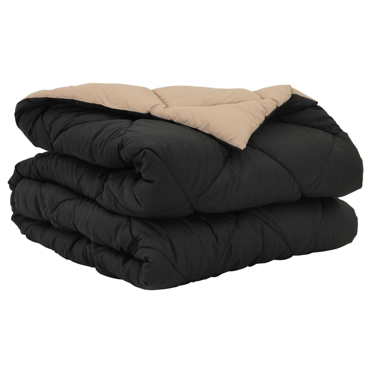Piumino estivo Vidaxx nero e tortora 200 x 155 cm in microfibra